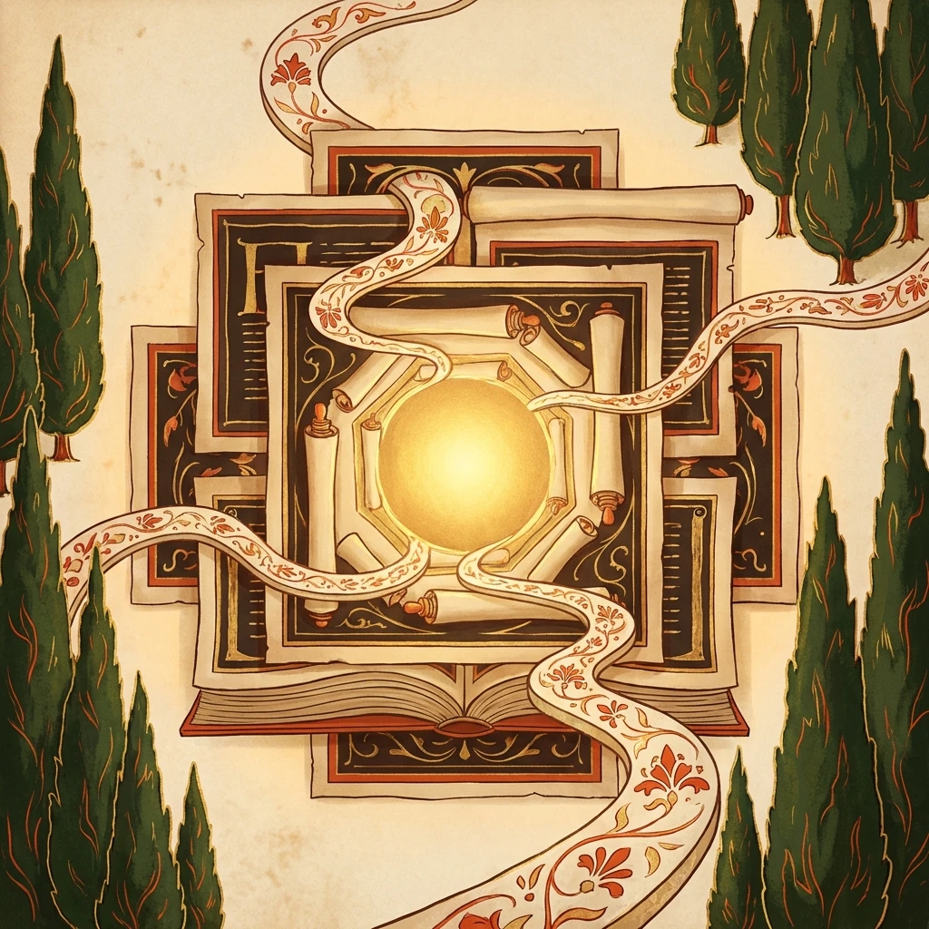 AI-readable writing style visualization showing structured content blocks transforming into AI citations