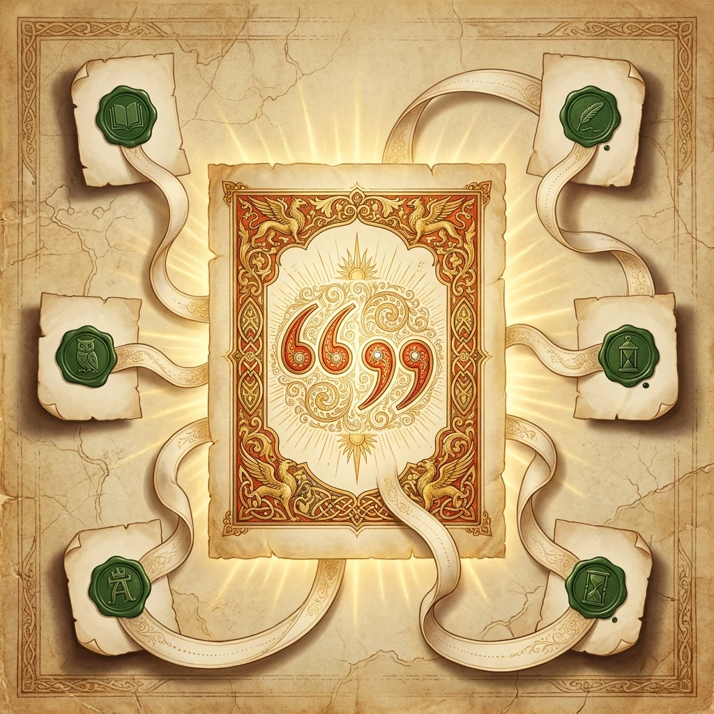 Citable statements visualization showing text transformation from dense paragraphs to structured quotable formats